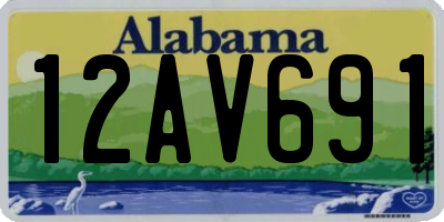 AL license plate 12AV691
