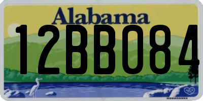 AL license plate 12BB084