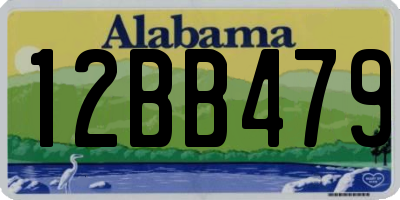 AL license plate 12BB479