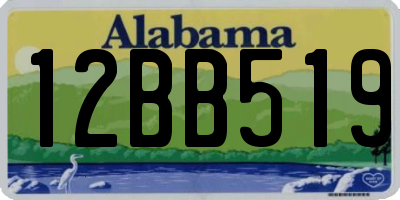 AL license plate 12BB519