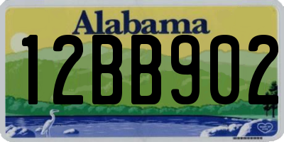 AL license plate 12BB902