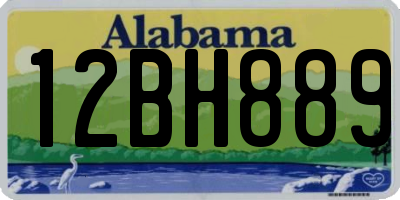 AL license plate 12BH889