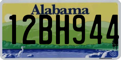 AL license plate 12BH944