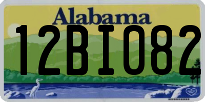 AL license plate 12BI082