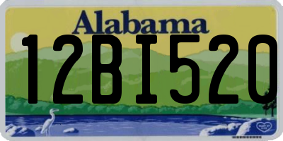 AL license plate 12BI520