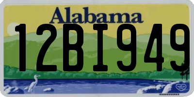 AL license plate 12BI949