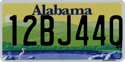 AL license plate 12BJ440