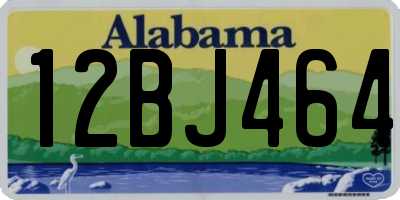 AL license plate 12BJ464