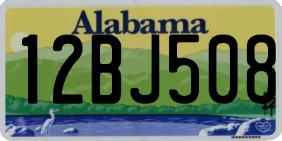 AL license plate 12BJ508