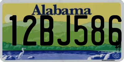 AL license plate 12BJ586