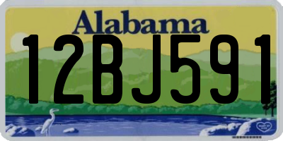 AL license plate 12BJ591