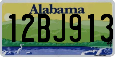 AL license plate 12BJ913