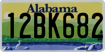 AL license plate 12BK682