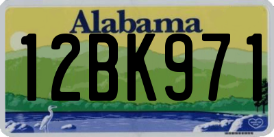 AL license plate 12BK971