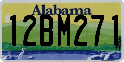 AL license plate 12BM271