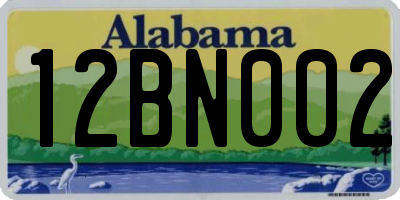 AL license plate 12BN002