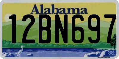 AL license plate 12BN697