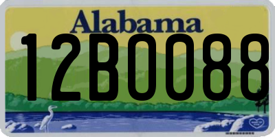 AL license plate 12BO088