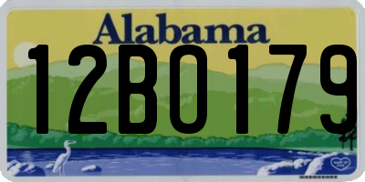 AL license plate 12BO179