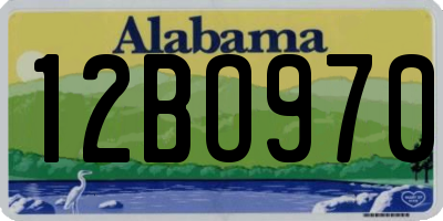 AL license plate 12BO970