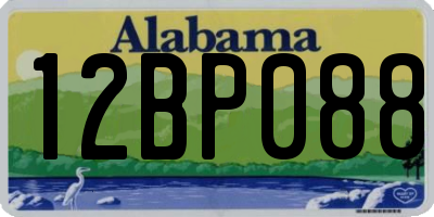 AL license plate 12BP088