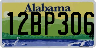AL license plate 12BP306