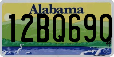 AL license plate 12BQ690