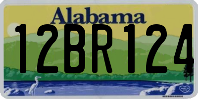 AL license plate 12BR124