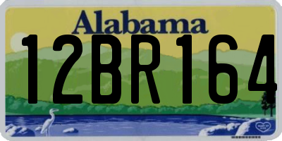 AL license plate 12BR164