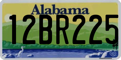 AL license plate 12BR225