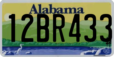 AL license plate 12BR433