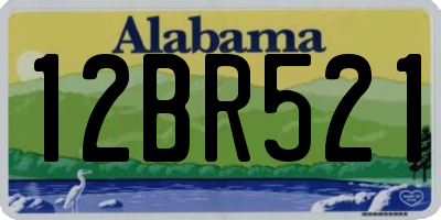 AL license plate 12BR521