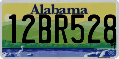 AL license plate 12BR528