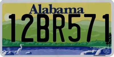 AL license plate 12BR571