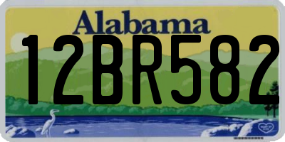 AL license plate 12BR582