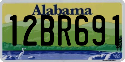 AL license plate 12BR691