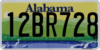 AL license plate 12BR728
