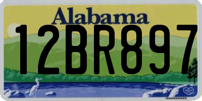 AL license plate 12BR897
