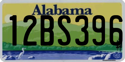 AL license plate 12BS396