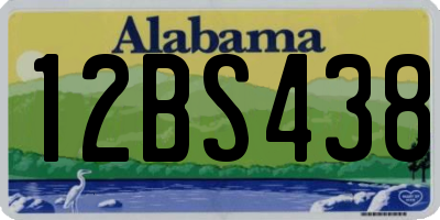 AL license plate 12BS438