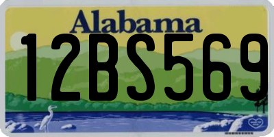 AL license plate 12BS569
