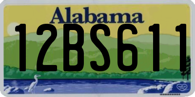 AL license plate 12BS611