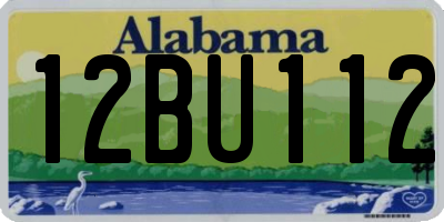 AL license plate 12BU112