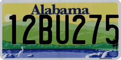 AL license plate 12BU275