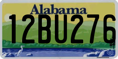 AL license plate 12BU276
