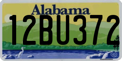 AL license plate 12BU372