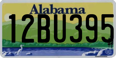AL license plate 12BU395