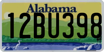 AL license plate 12BU398