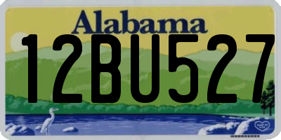 AL license plate 12BU527