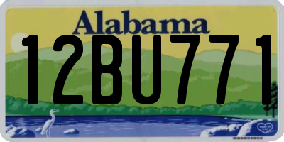 AL license plate 12BU771